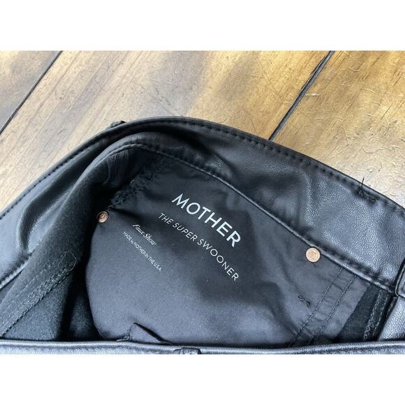 MOTHER The Super Swooner in Wax On, Wax Off Black Size 31 - Picture 5 of 13